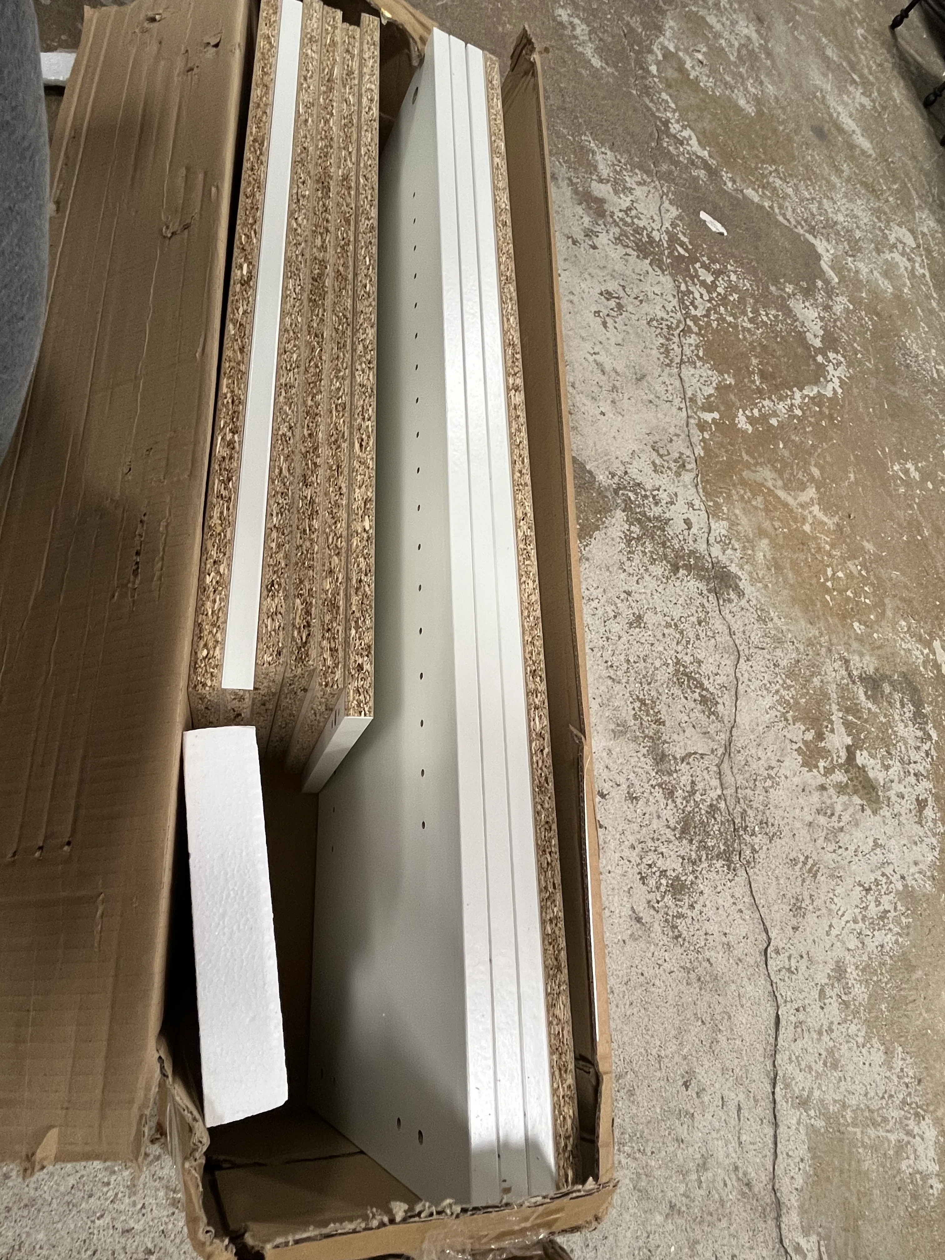 5 Shelf Bookcase White, - Image 8
