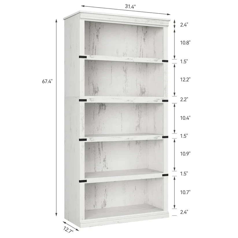 5 Tier Bookcase - Image 3