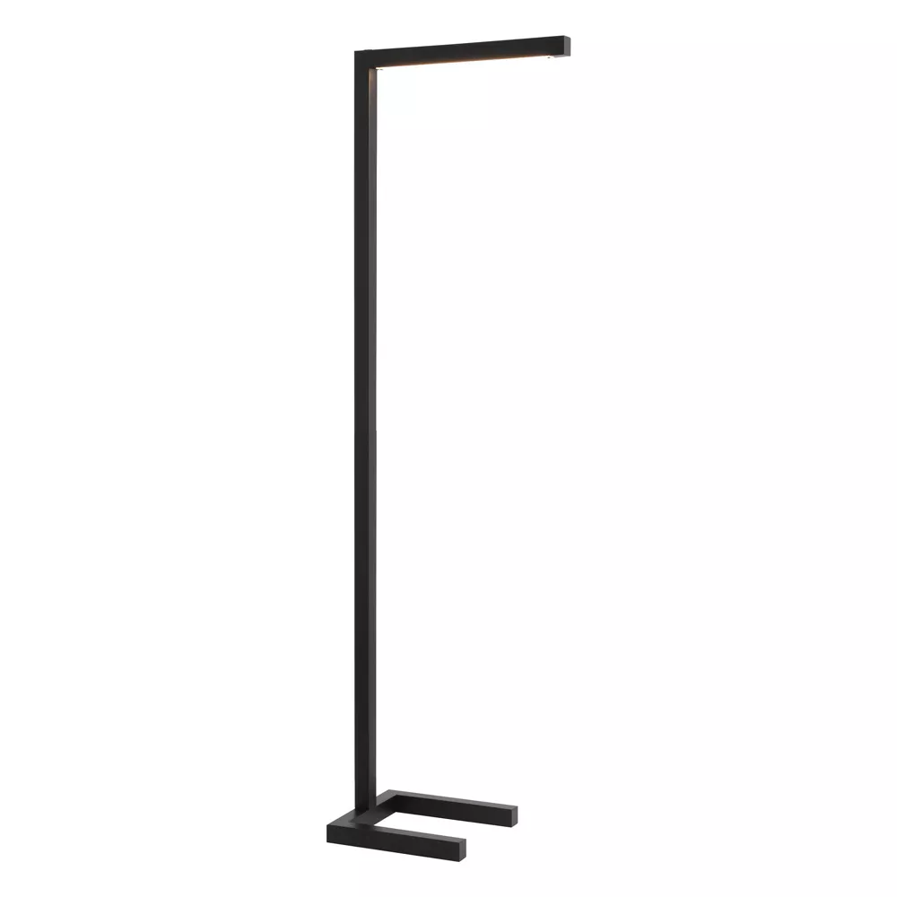 Integrated Floor Lamp with Metal Shade Blackened Bronze - Image 2