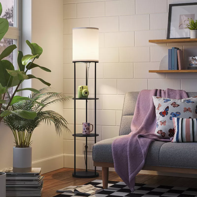 Shelf Floor Lamp Black - Image 2