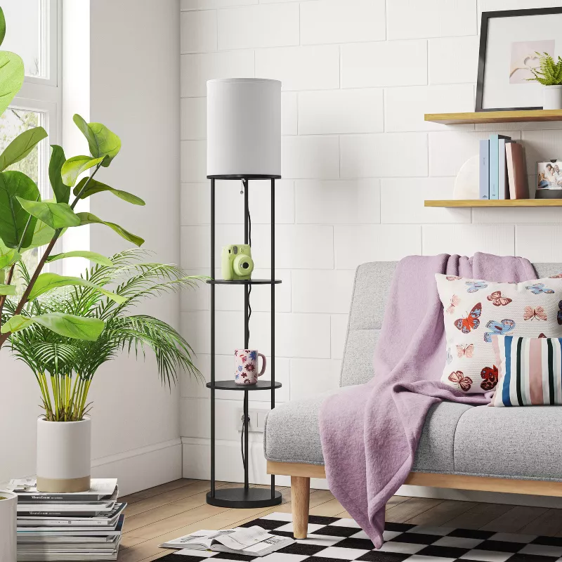 Shelf Floor Lamp Black - Image 4