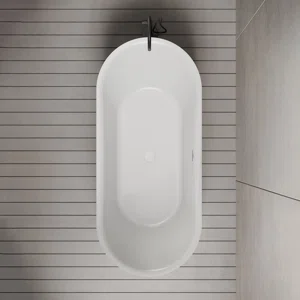 Freestanding Soaking Acrylic Bathtub 59" X 27" - Image 4