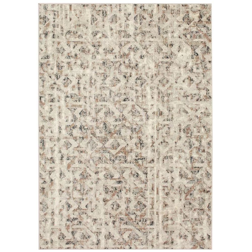 Eliot Geo Area Rug Tan/Beige/Gray 5'x7'