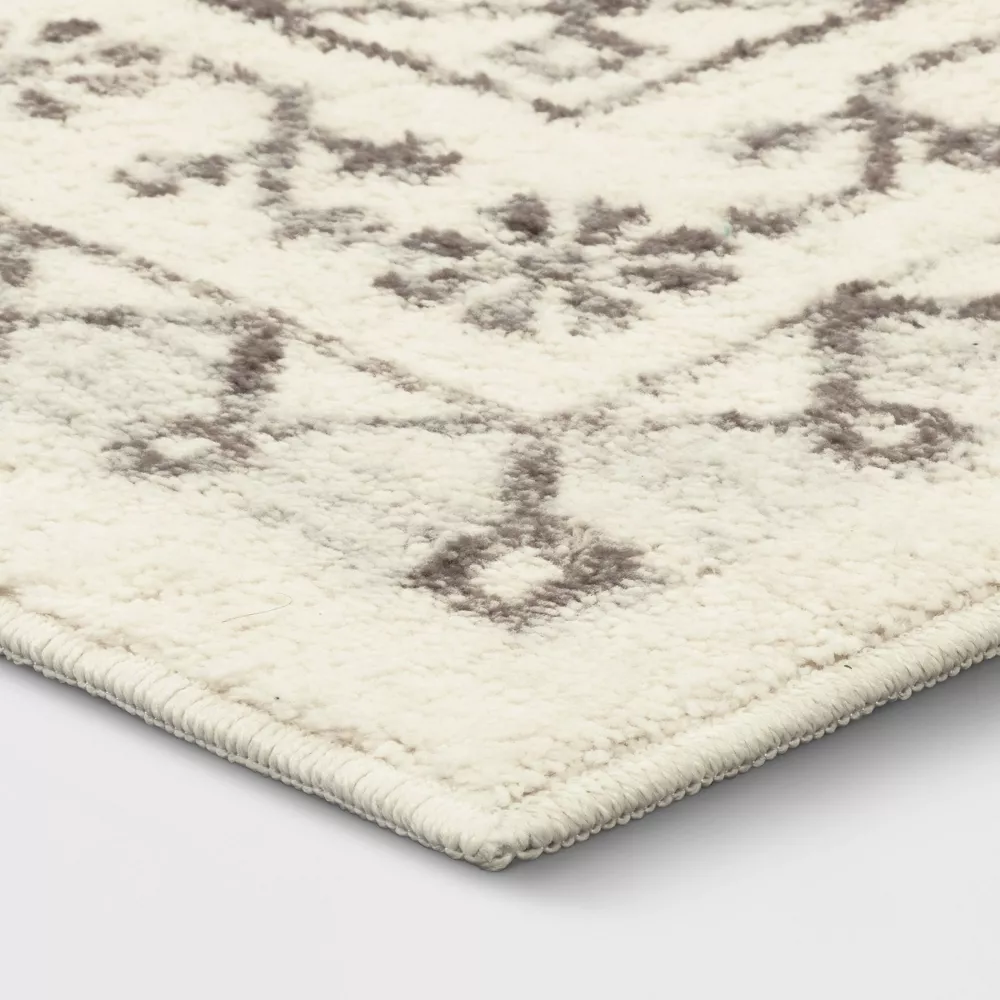 Kensington Washable Persian Style Cream Rug Cream 5'x7' - Image 3