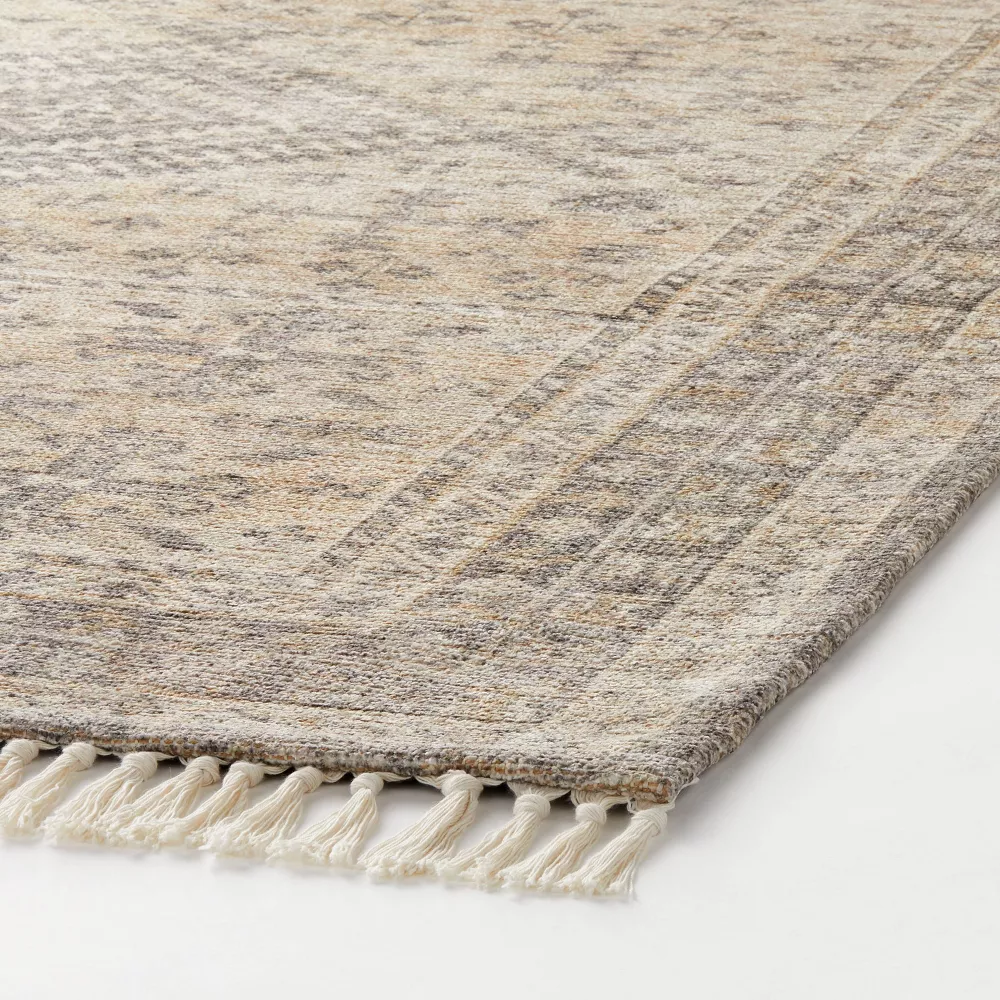 Pine Brook Diamond Persian Style Rug Gray 5'x7' - Image 3