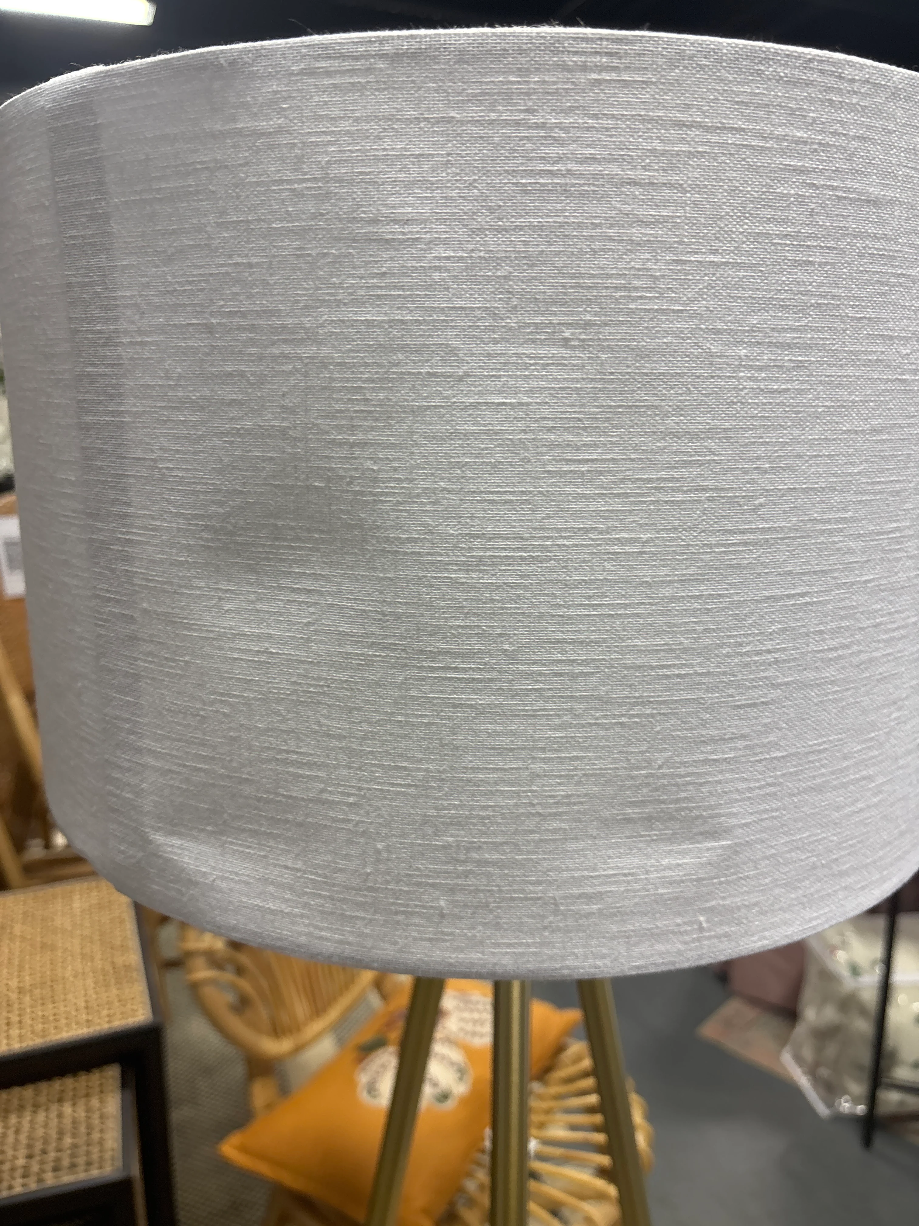 60" x17.5" Ellis Tripod Floor Lamp - Brass SHOWROOM ITEM - Image 4