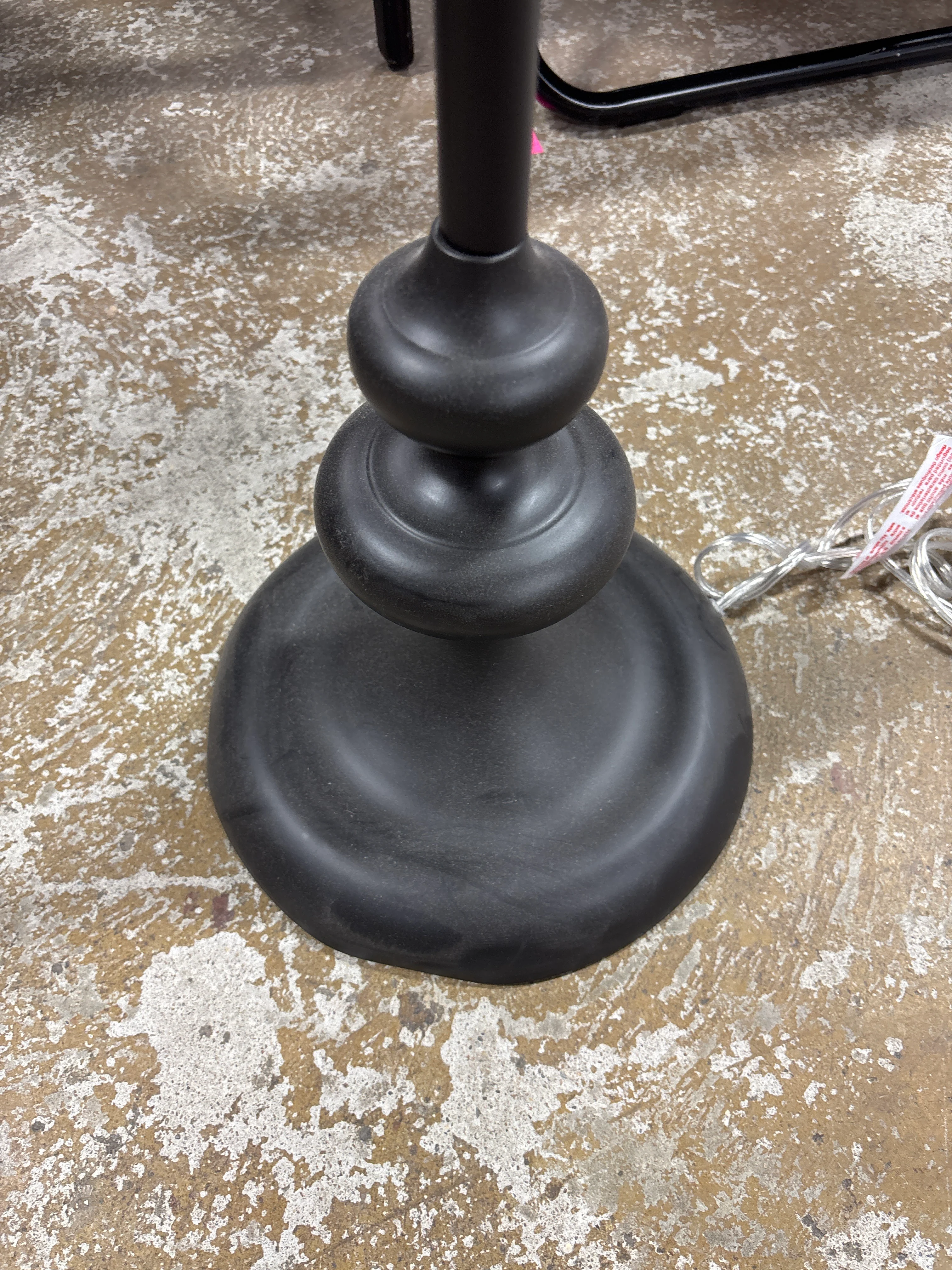 62.5"x16" Assembled Londonberry Stick Floor Lamp Black SHOWROOM ITEM - Image 5
