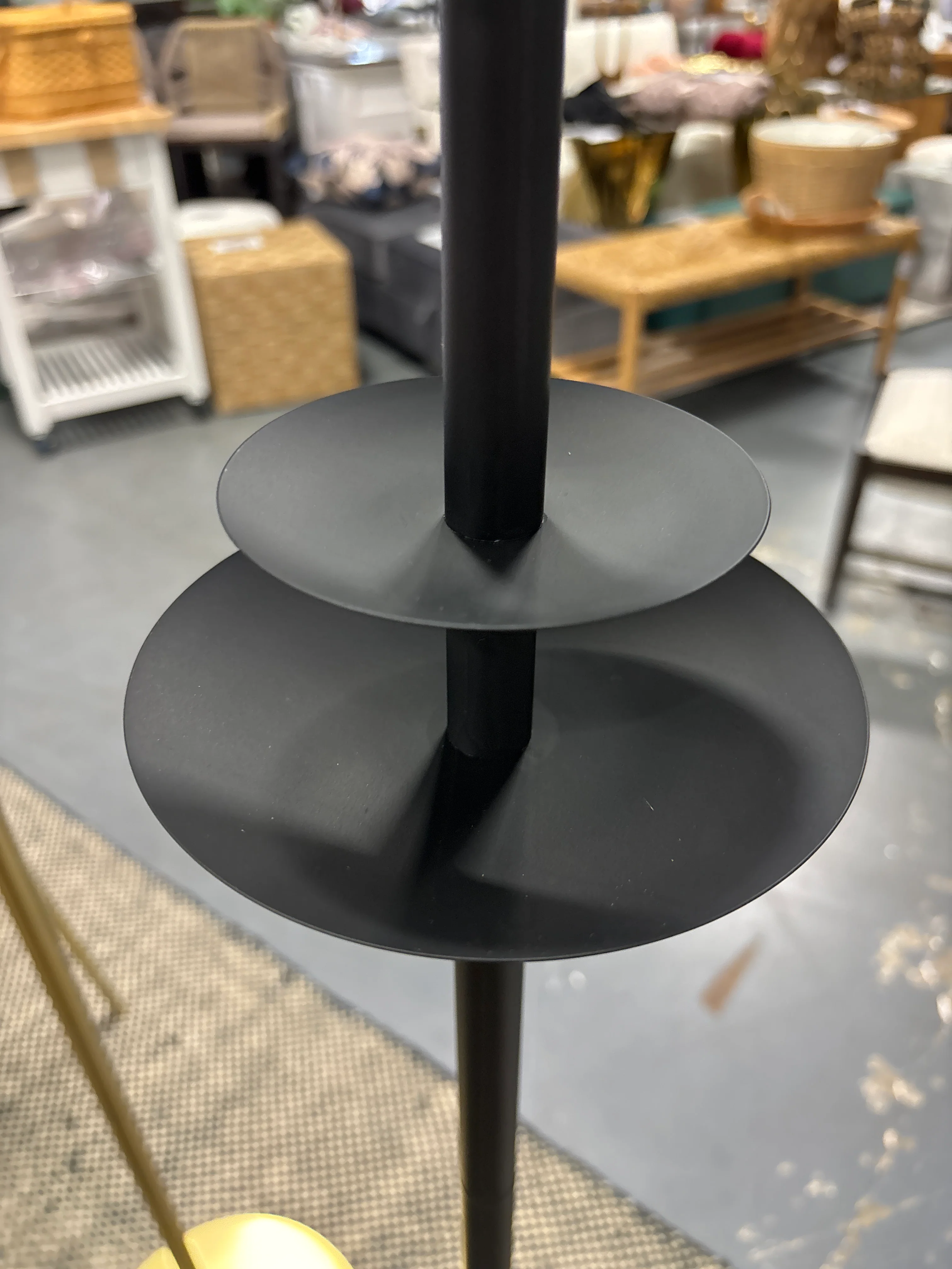63" Black Traditional Shaped Floor Lamp SHOWROOM ITEM - Image 3