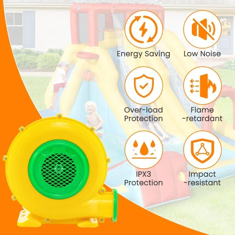 Portable Air Blower Air Pump Fan Convenient Integrated Handle 4Ground Stake - Image 4