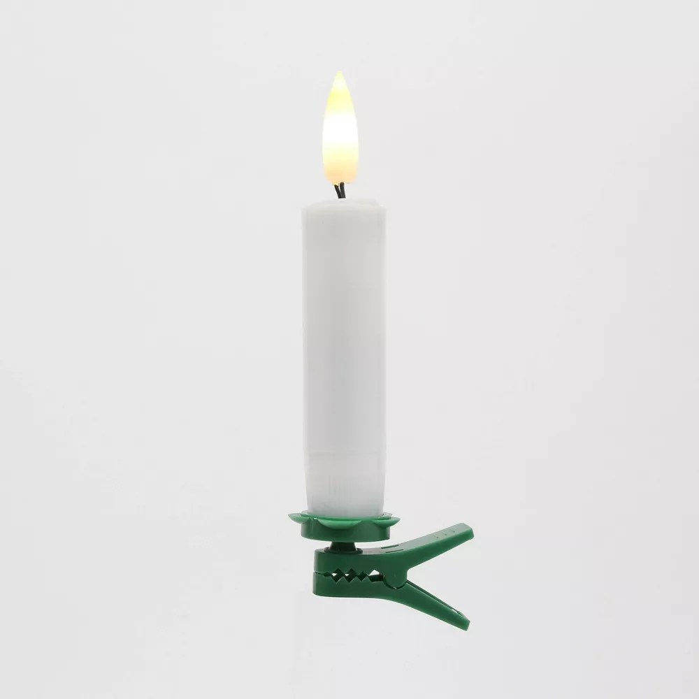 6pc Remote Controlled Plastic LED Christmas Candolier Set, final cut - Image 3