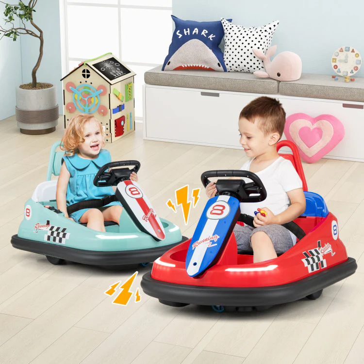 kids Ride-on Bumper Car with 360° Spinning and Dual Motors - Image 2