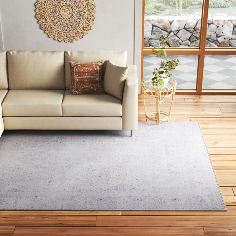 Ferree Oriental Beige/Beige Area Rug 6x9 - Image 2