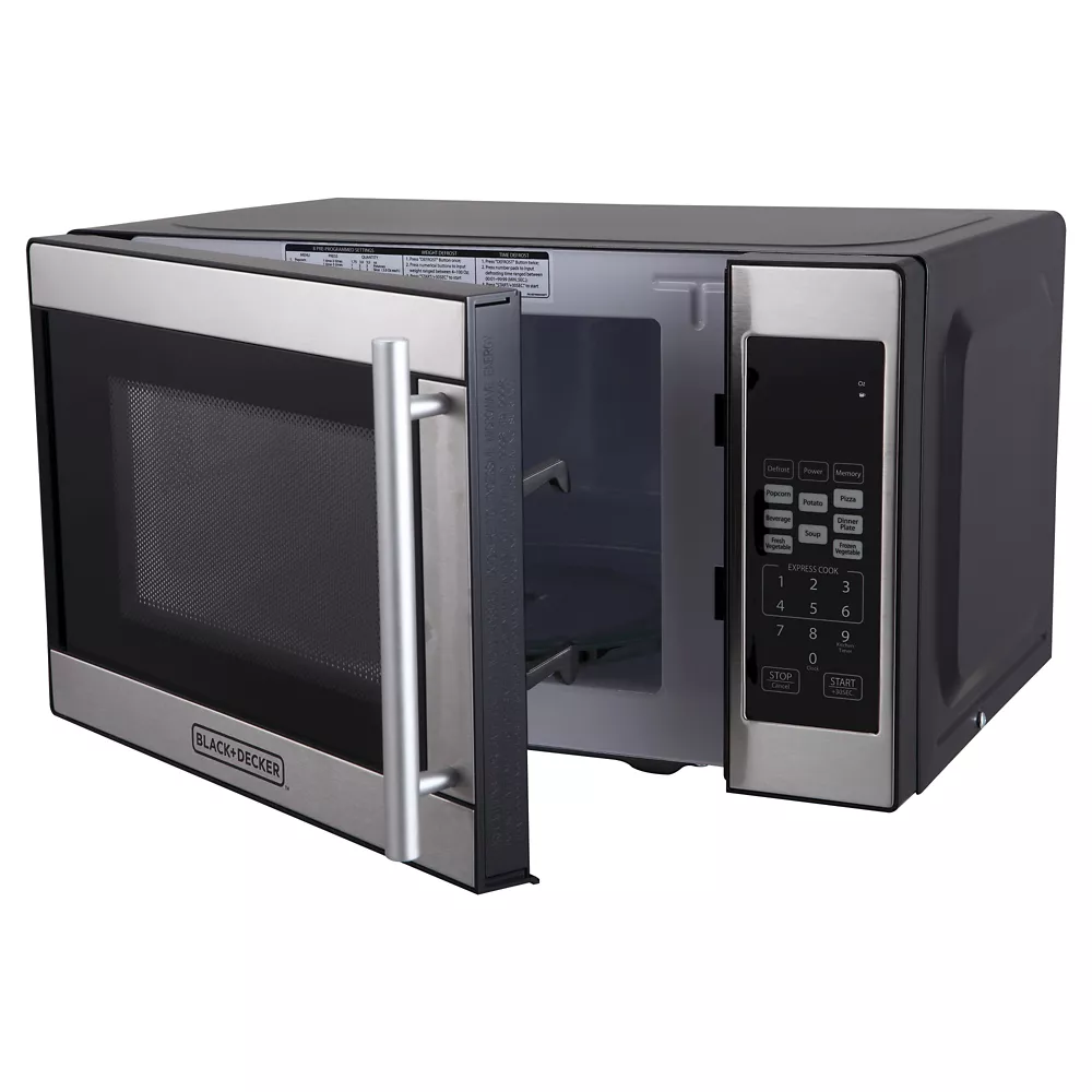 Microwave Oven Black: Countertop - Image 2