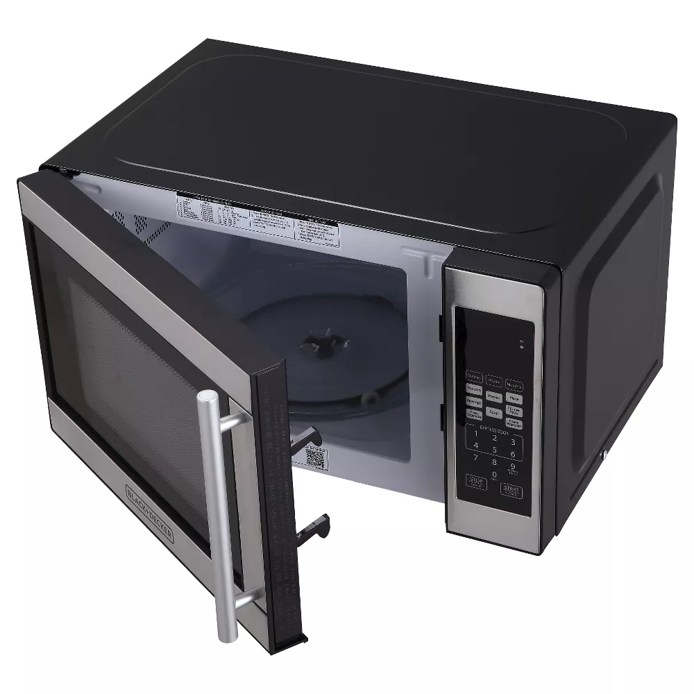 Microwave Oven Black: Countertop - Image 4