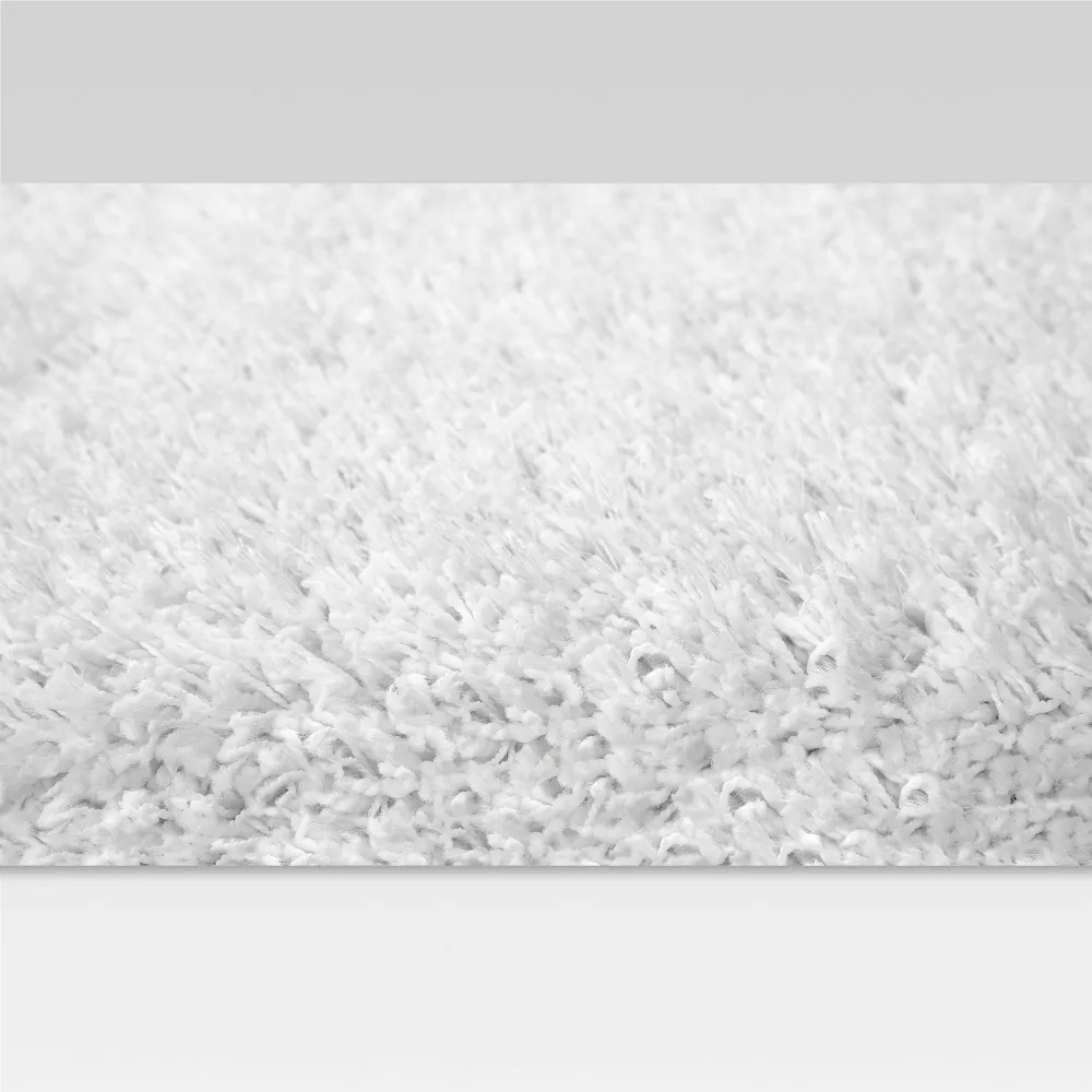 Solid Eyelash Woven Shag Rug Cream 7'1"X10' - Image 2