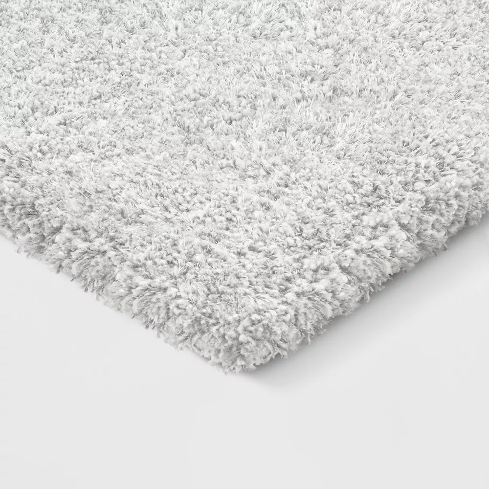 7'1"X10' Solid Eyelash Woven Shag Rug Cream - Image 4