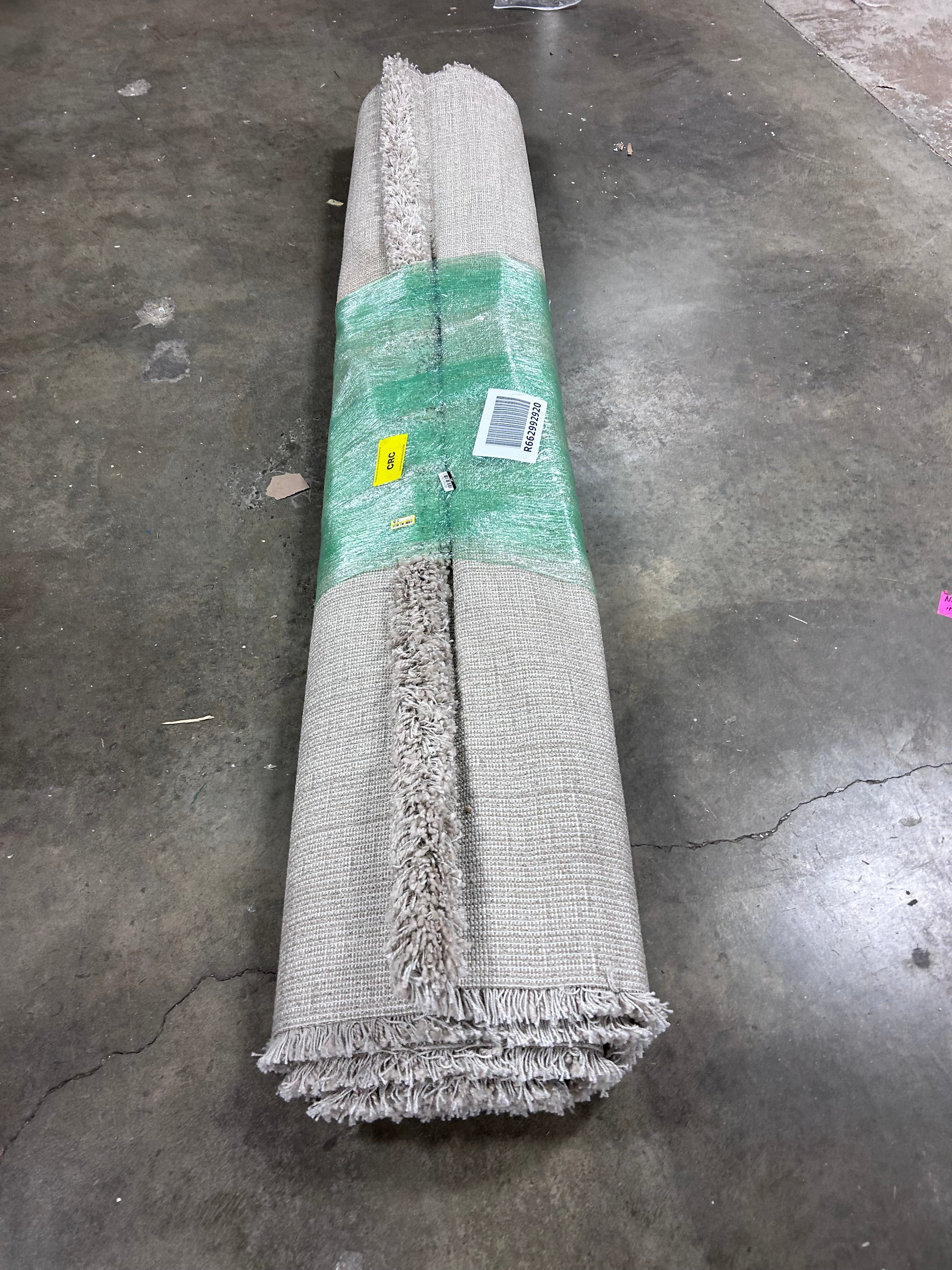 7'1"X10' Solid Eyelash Woven Shag Rug Cream - Image 6