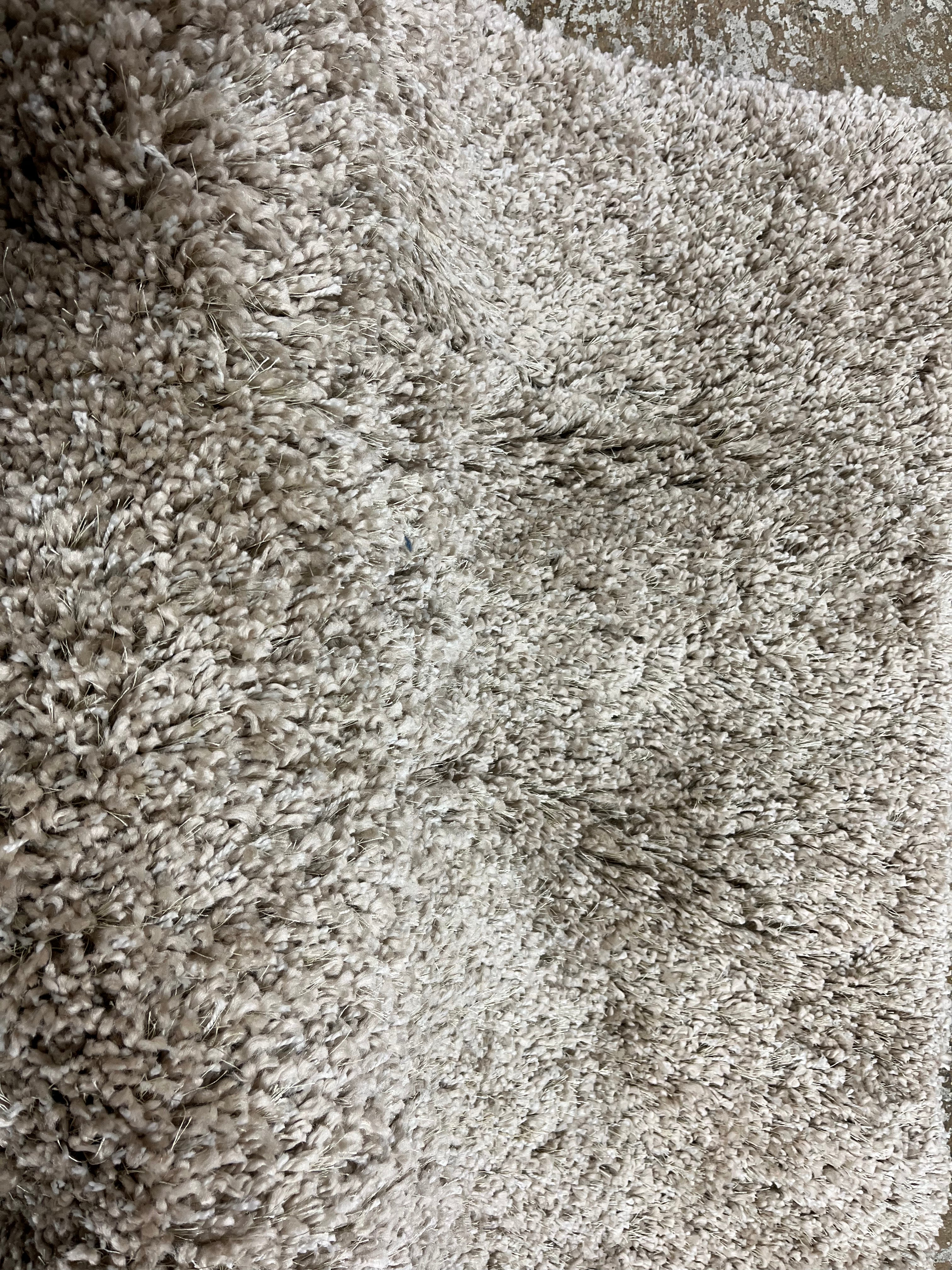 7'1"X10' Solid Eyelash Woven Shag Rug Tan - Image 5