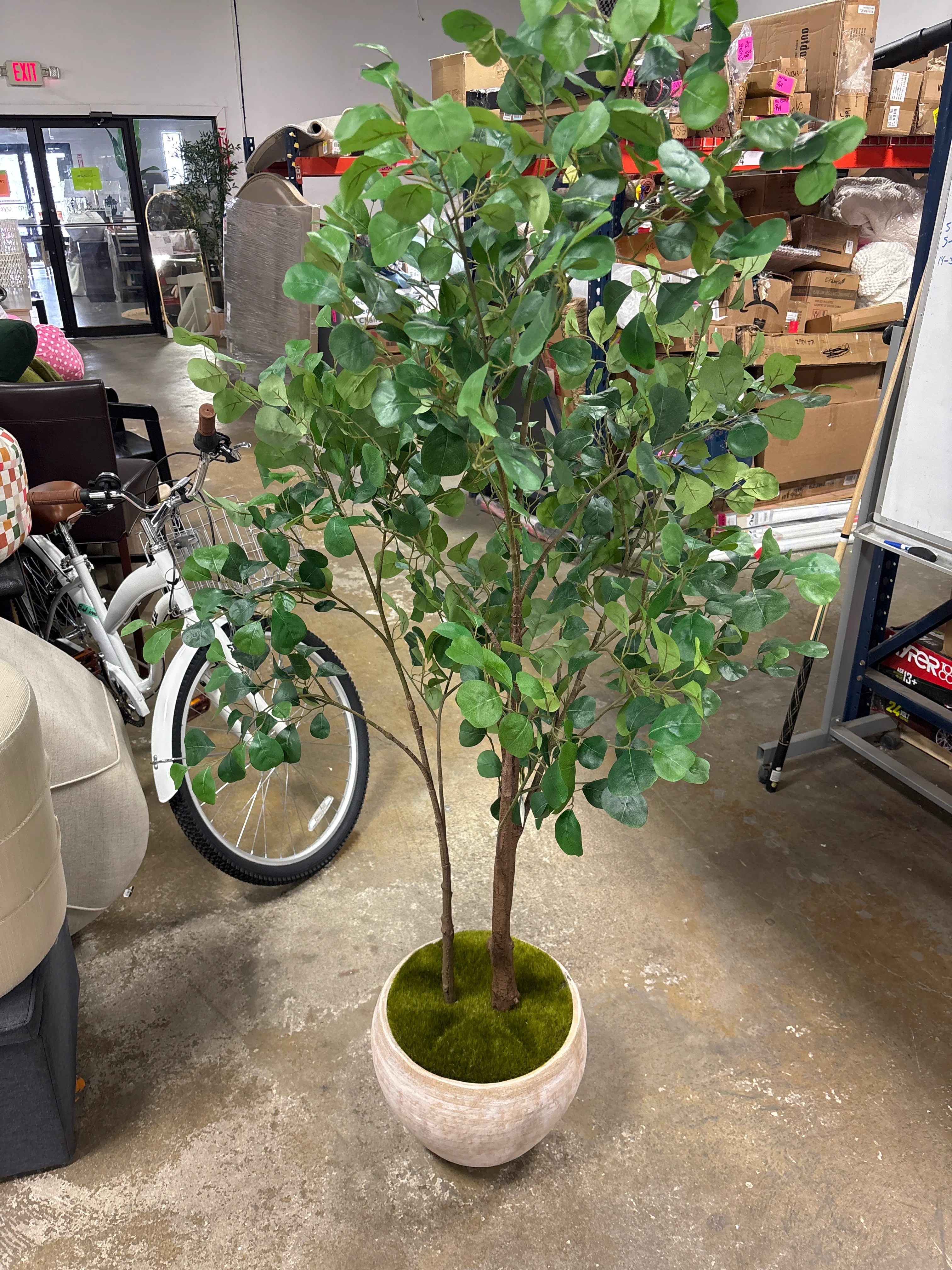 72" Artificial Ficus Tree SHOWROOM ITEM - Image 2