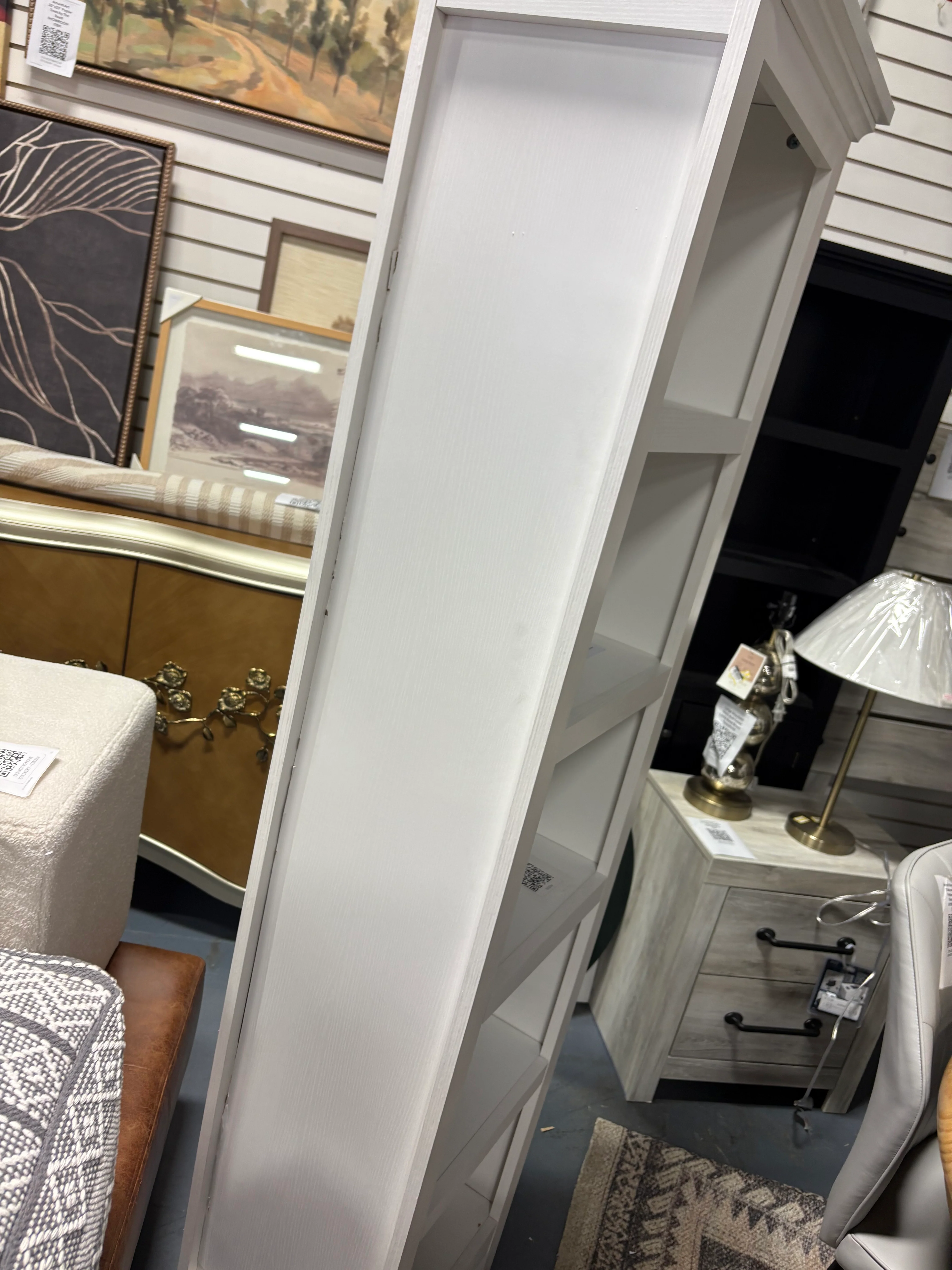 72" Carson Narrow 5 Shelf Bookcase - White - Threshold™-SHOWROOM ITEM - Image 3