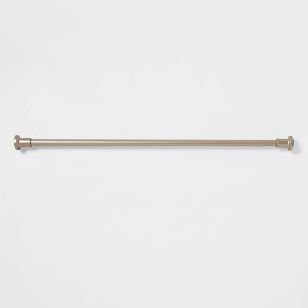 Dual Mount Cast Style Finial Shower Curtain Rod