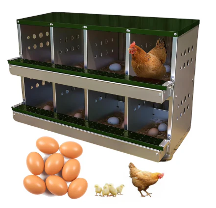 8-Compartment Chicken Nesting Box