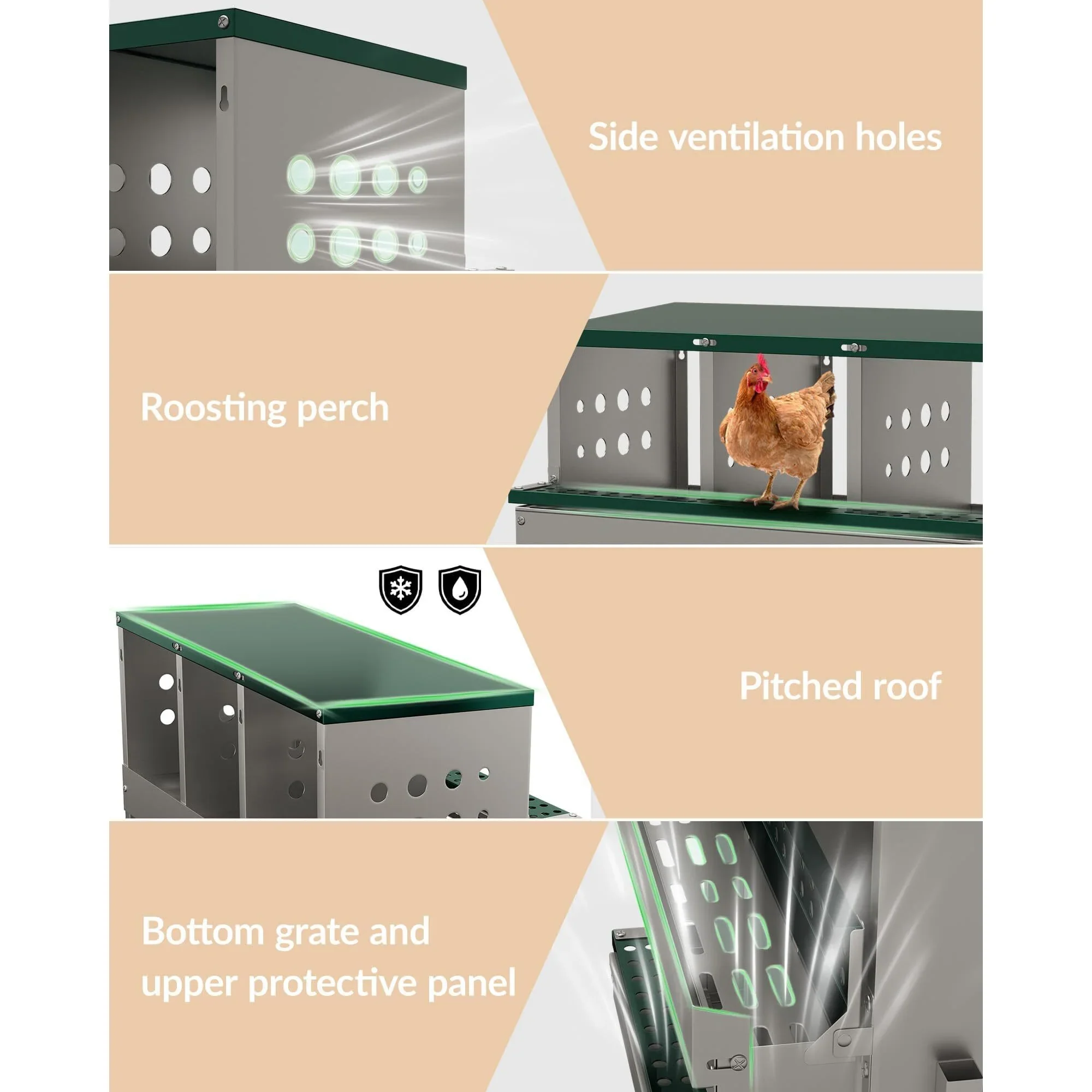 8-Compartment Chicken Nesting Box - Image 3
