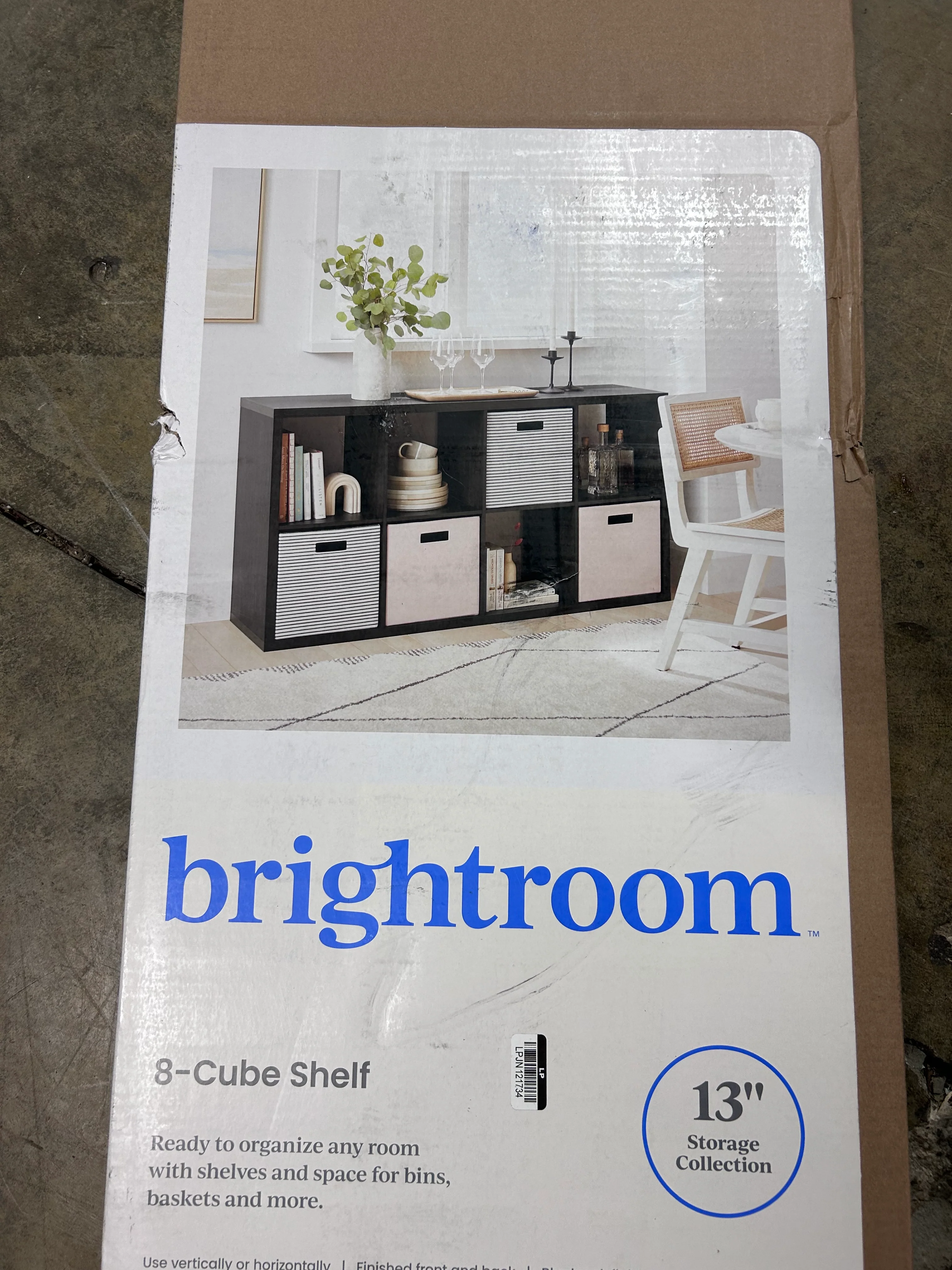 8 Cube Organizer Black - Image 4