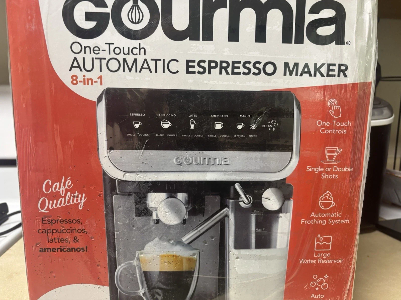 8-In-1 One-Touch Automatic Frothing Coffee Maker