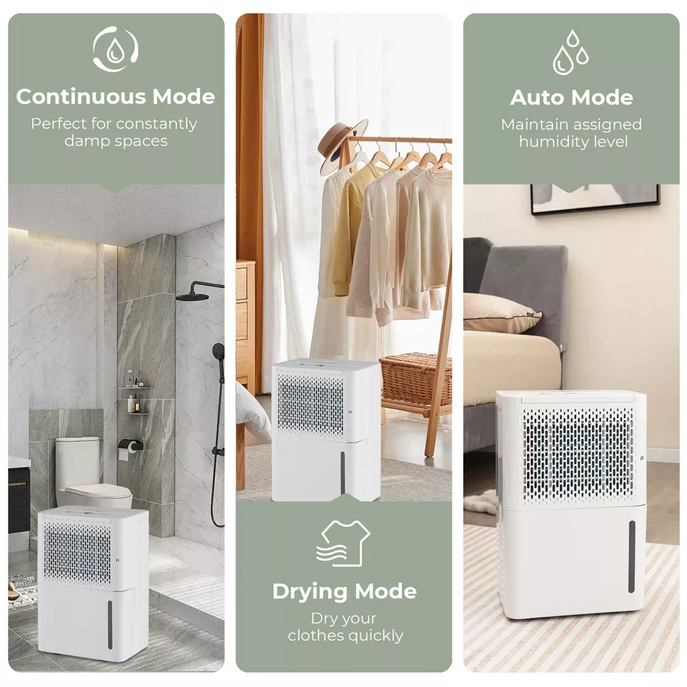 8-Pint(DOE) Dehumidifier with Energy Efficient Automatic Shutoff - Image 4