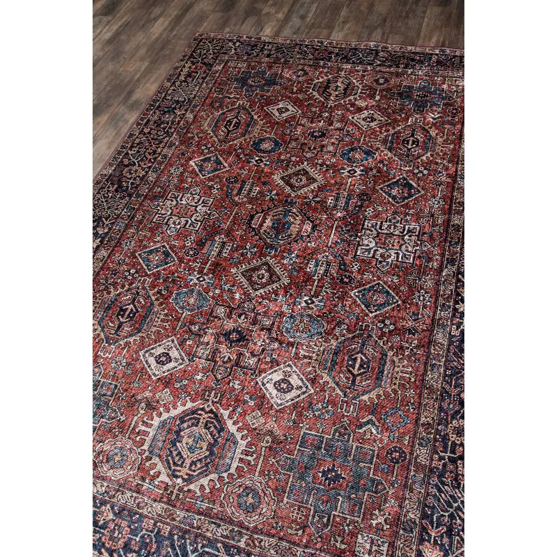Karachi Oli Machine Loomed Area Rug Rust: 8'x10' - Image 5