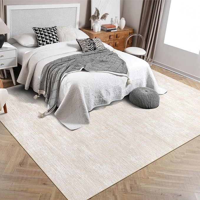 Washable Rug for Living Room Non-Slip Modern Abstract 8x10 - Image 4