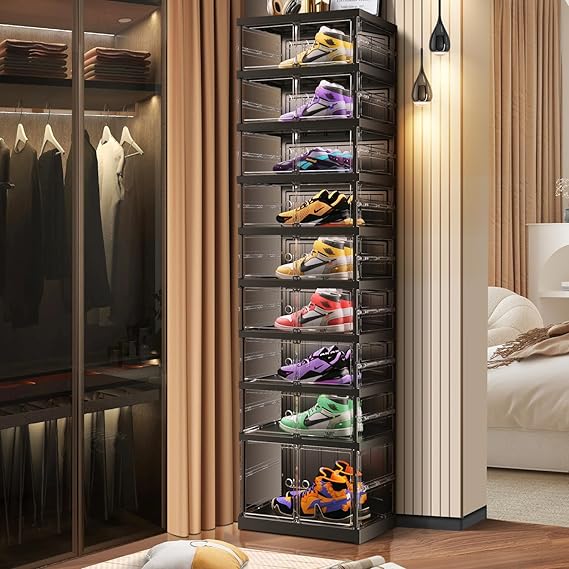 9-Tier Foldable Shoe Rack - Image 3