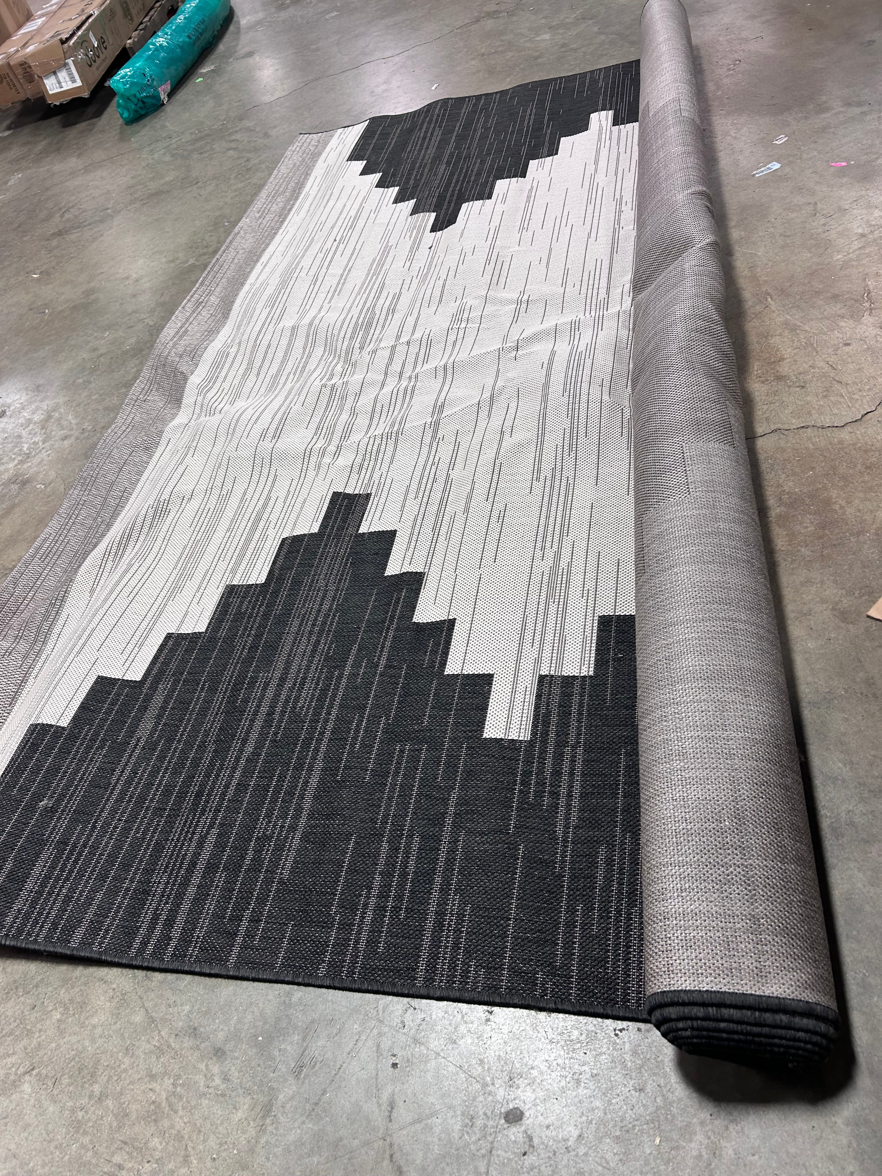 Mod Desert Outdoor Rug Neutral 9'2"x12' - Image 3