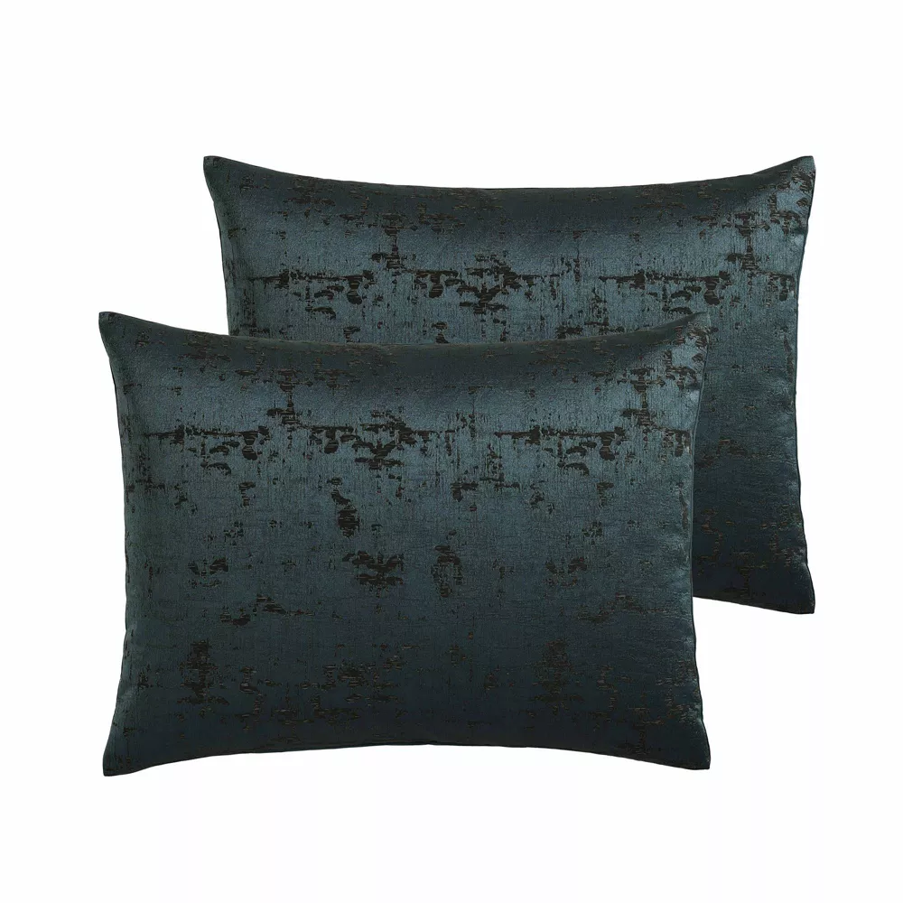 9pc Queen Dobbins Comforter Bedding Set Blue - Image 3