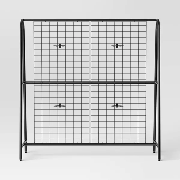 *A-Frame Outdoor Decorative Screen Black - Image 3