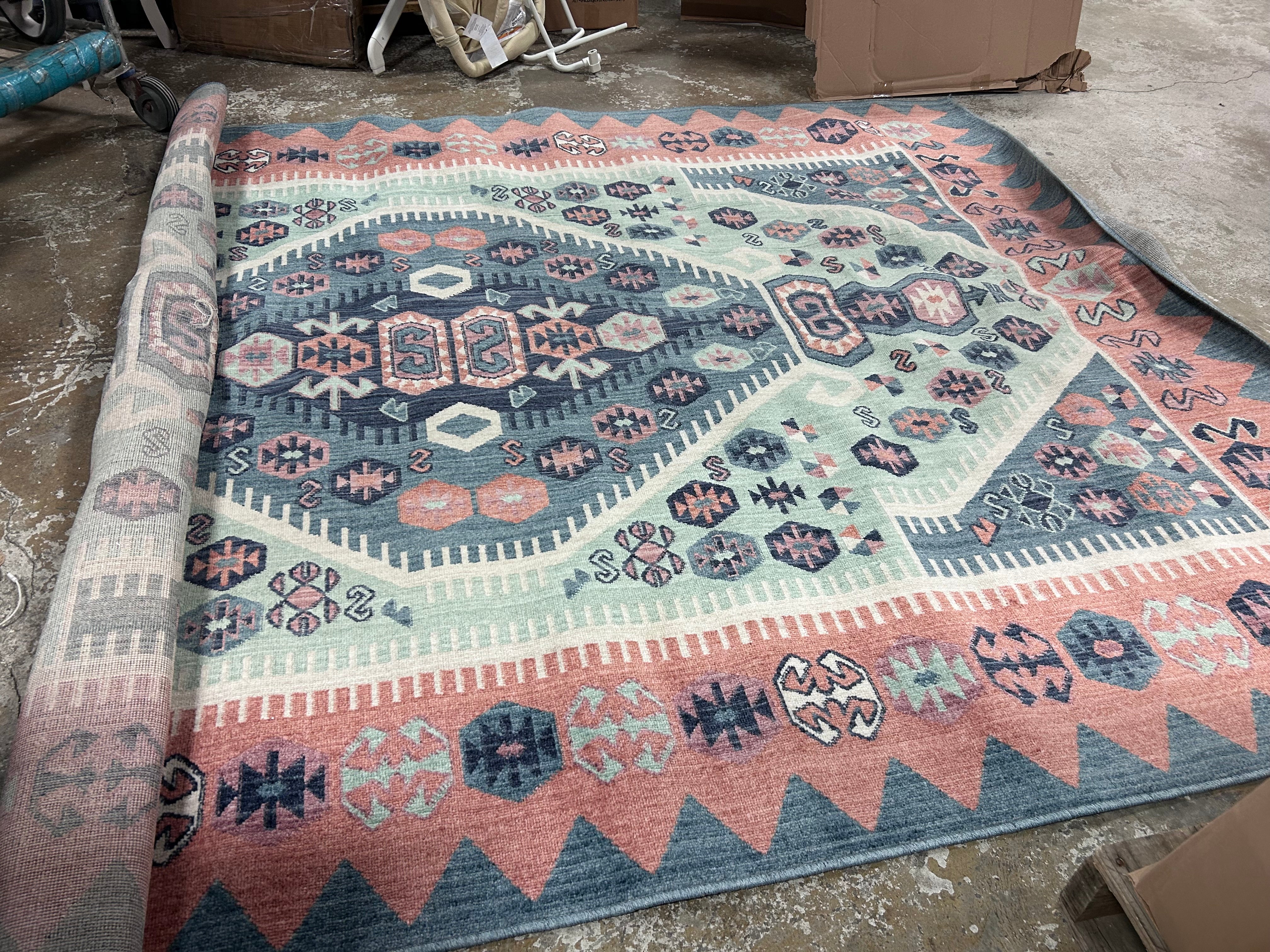 Diamond Woven Accent Rugs 10*13 - Image 6