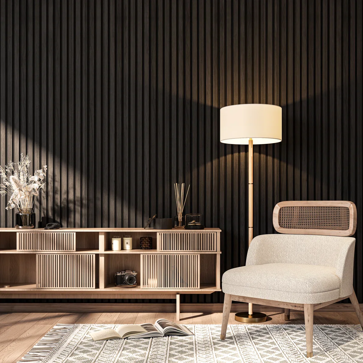 Acoustic Wood Wall Paneling - 3 PANELS - Image 5