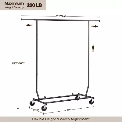 Adjustable Garment Rack Clothing Rack - Image 2