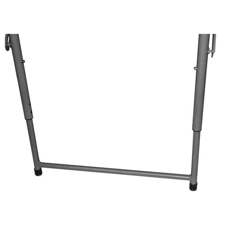 Adjustable Height Folding Table Off-White - Image 4
