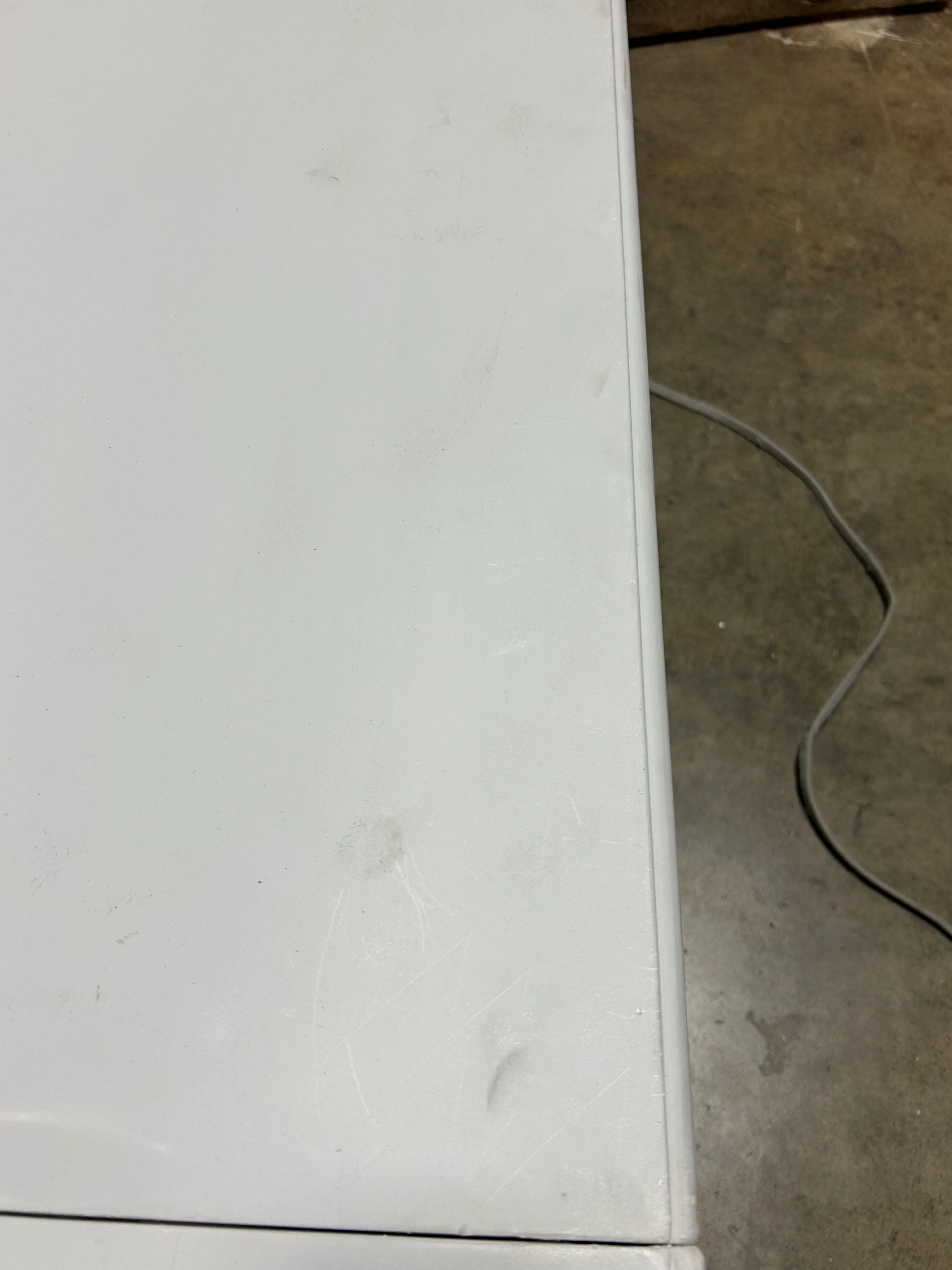 Adjustable Height Folding Table Off White - Image 8