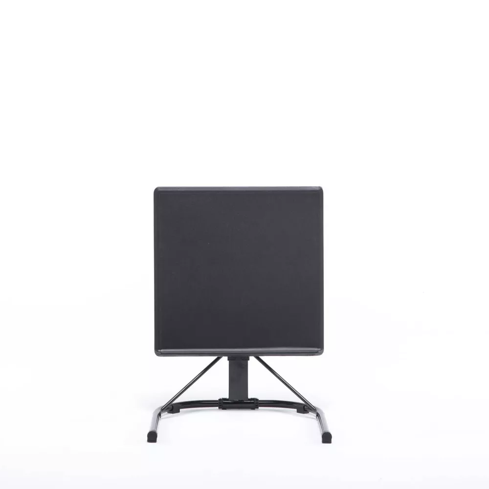 Adjustable Height Folding Tray Table Black - Image 3