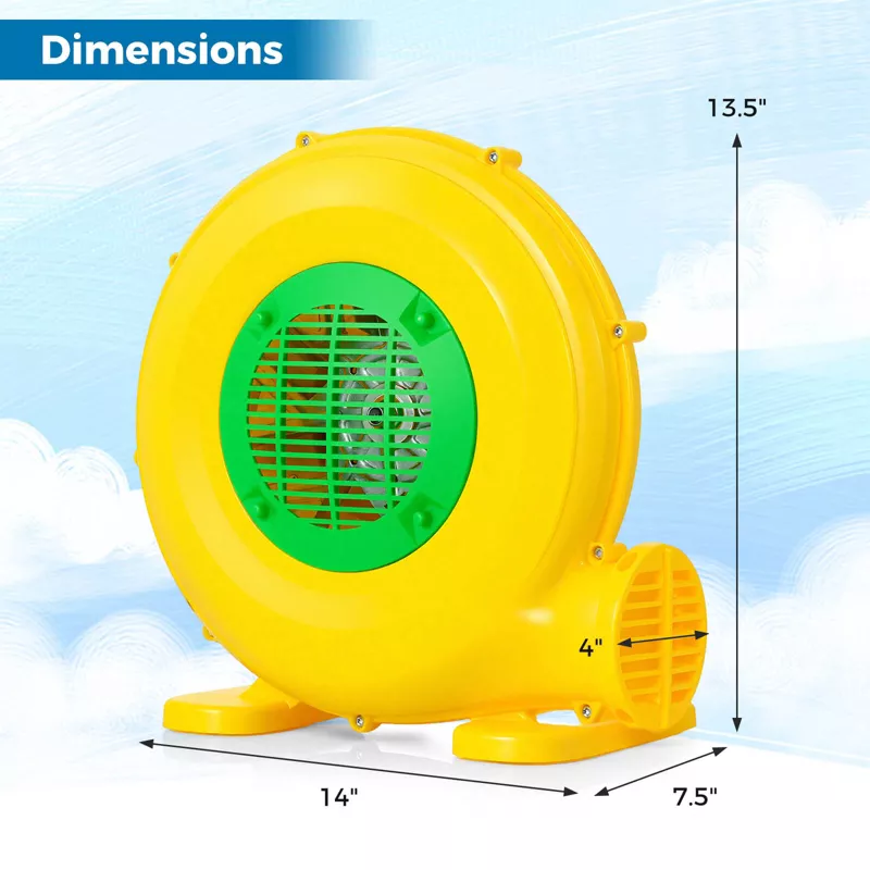 Air Blower Air Pump Fan with Convenient Handle & Ground Stakes - Image 3