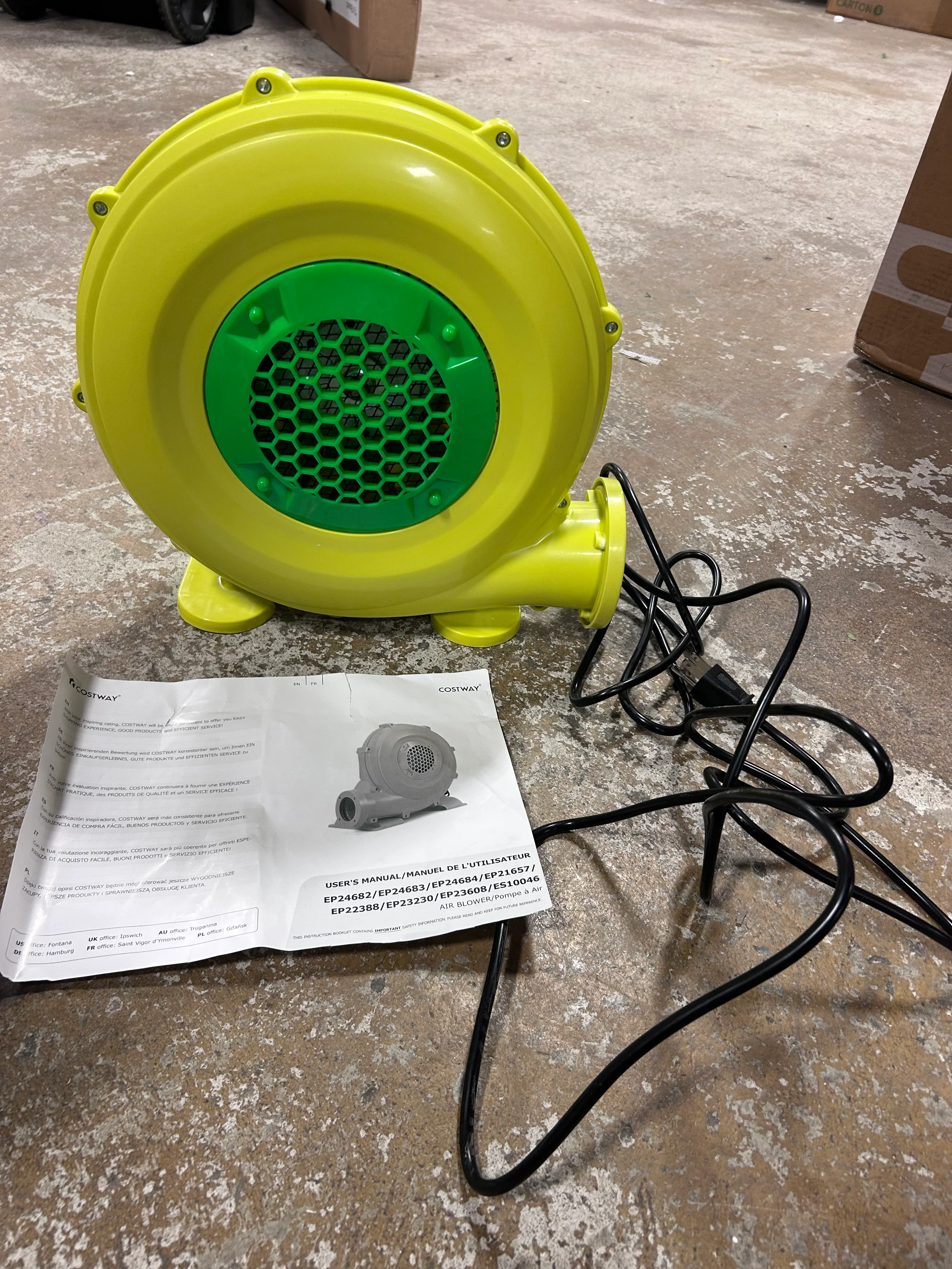 Air Blower Pump Fan For Inflatable Bounce House Bouncy Castle - Image 7