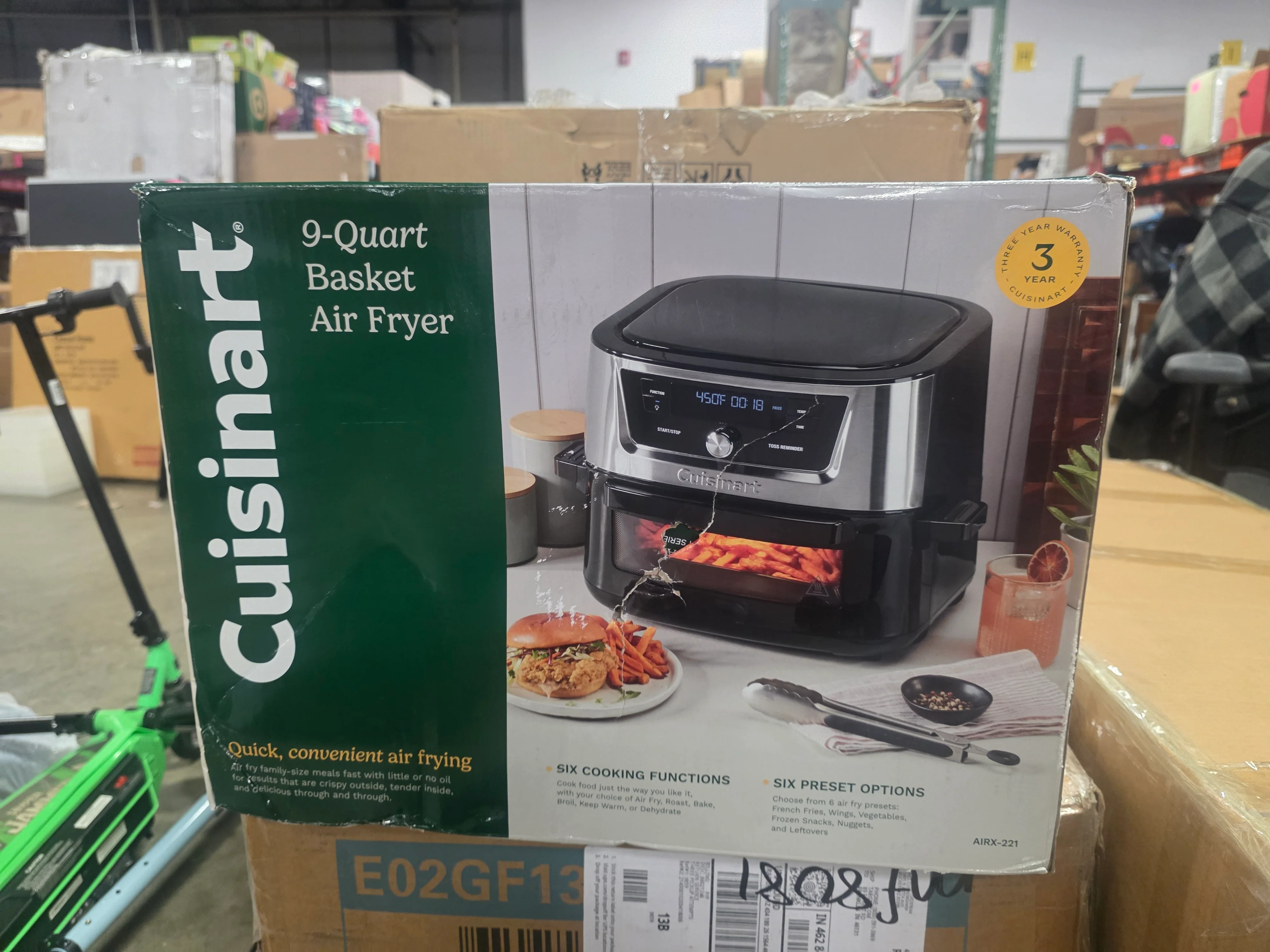 Air Fryer, Basket Stainless Steel Fryer Oven with 6 Presets - Image 9