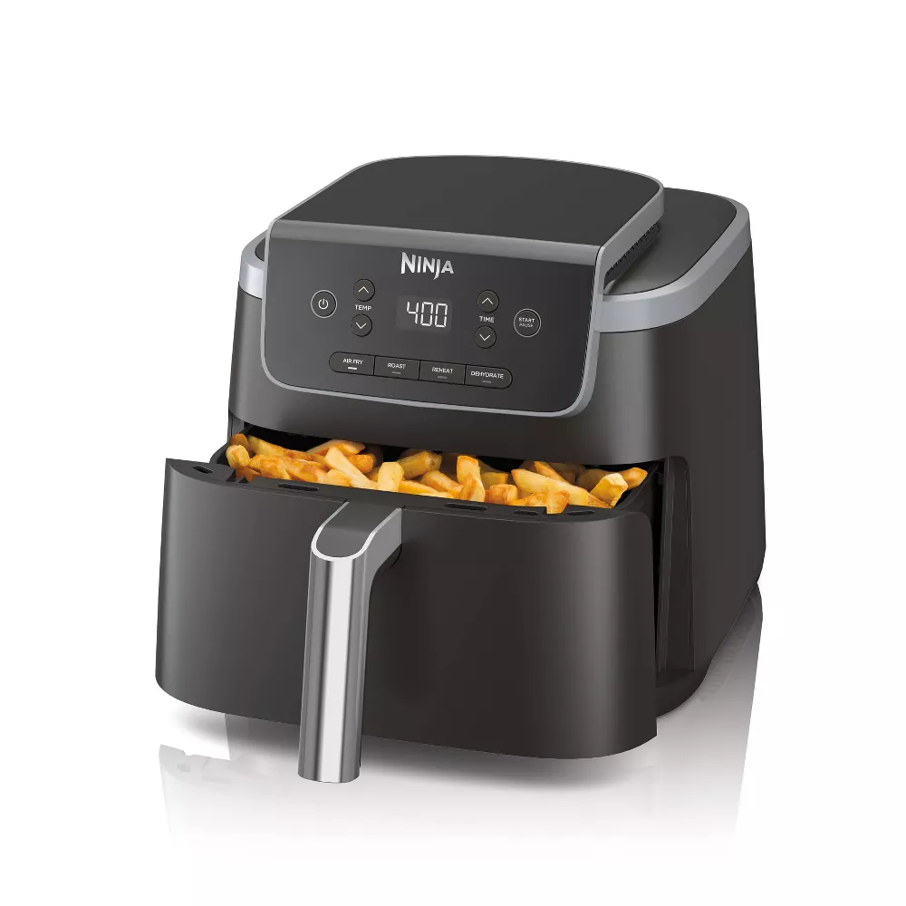Air Fryer Pro 4-in-1 Gray, Metal & Plastic