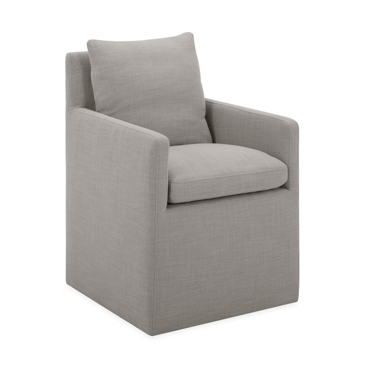 Alayaa Upholstered Armchair Dark Grey SHOWROOM ITEM