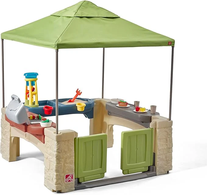 All Around Playtime Patio with Canopy Playset