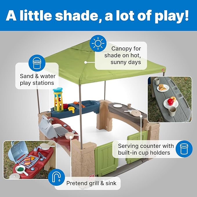 All Around Playtime Patio with Canopy Playset - Image 4