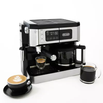 All-In-One Combination Coffee and Espresso Machine : 10-Cup, 15 Bars, Digital Timer, Black - Image 2